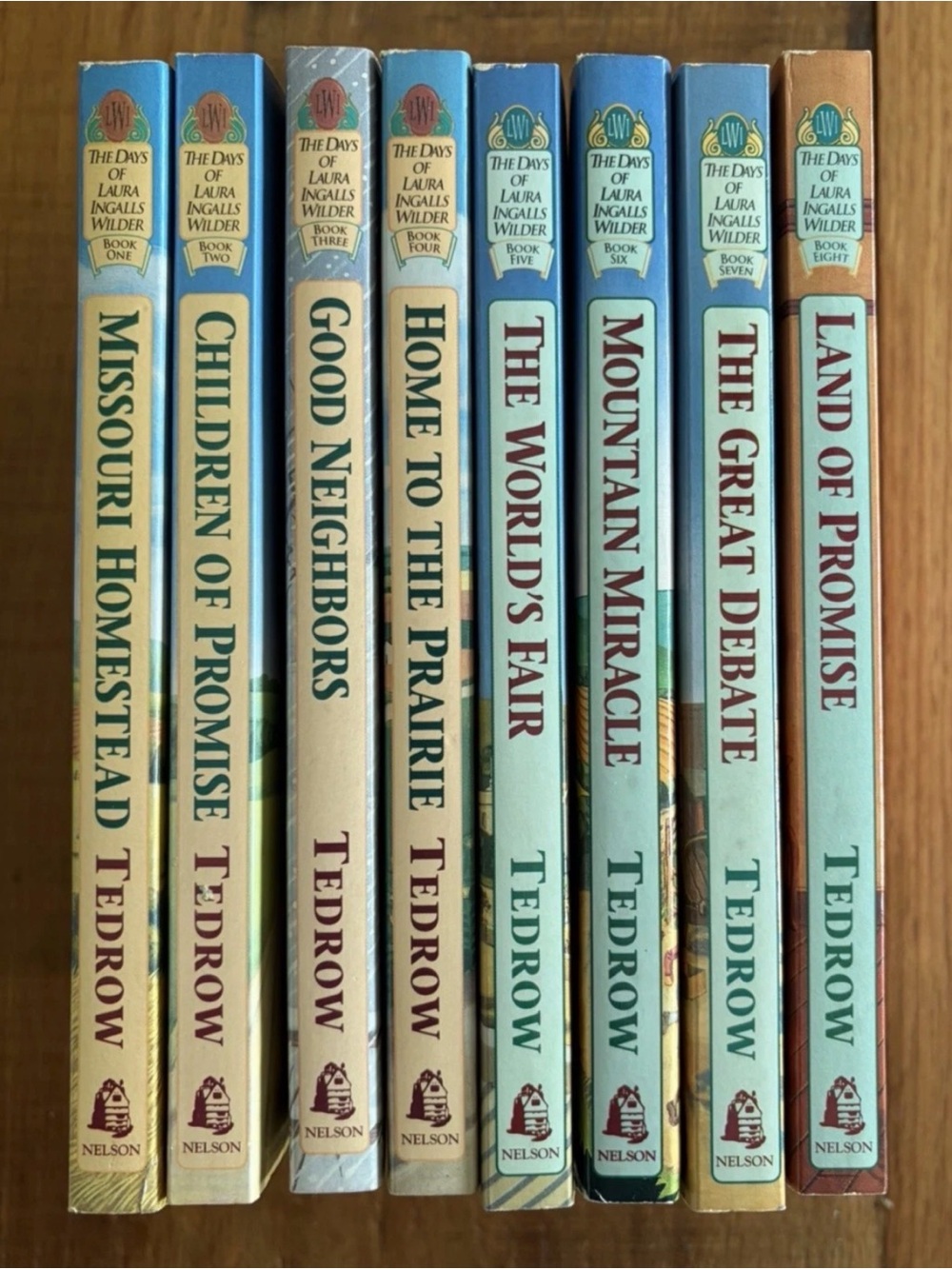 The Days of Laura Ingalls Wilder T.L. Tedrow complete series 1-8 paperback